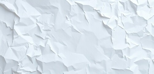 Fototapeta premium Delicate, crinkled white tissue paper texture background, design, tissue paper