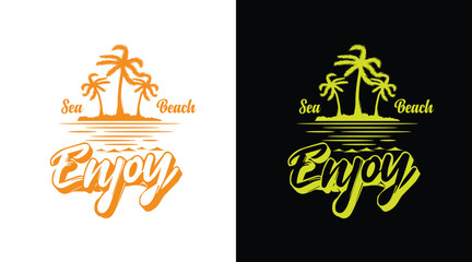 hello summer typography t-shirt design © Sabuj Shaheb