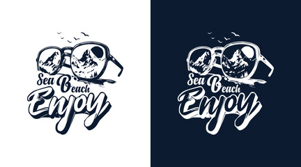 hello summer typography t-shirt design © Sabuj Shaheb