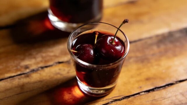 homemade ginja de obidos, traditional Portuguese sour cherry liqueur video