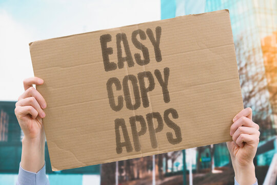 "Easy Copy Apps" Simple software replication. SIMPLE. SOFTWARE. REPLICATION. COPY. APPS.