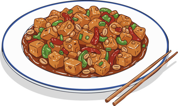 Chinese kung pou chicken