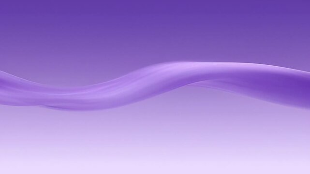 Digital illustration showcasing a flowing purple wave shape across a gradient backdrop, viewed from a centered perspective