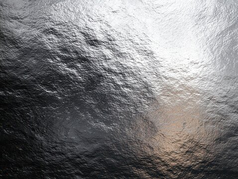 abstract metallic silver foil texture background photo isolated on a black background no text no watermark no logo no brands no illustration 
