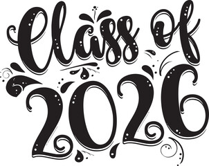 Obraz premium Class of 2026 Artistic