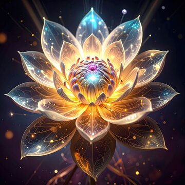 Glowing flower