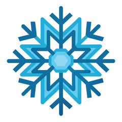 snowflake on white background