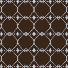 Fototapeta premium chain link fence seamless pattern