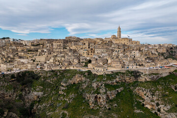 Matera &ndash; a city carved into the rock. The historic part of Matera, Italy.