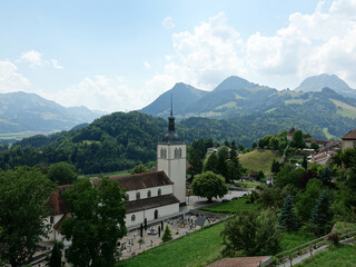 &Eacute;glise Saint-Th&eacute;odule &agrave; Gruy&egrave;res