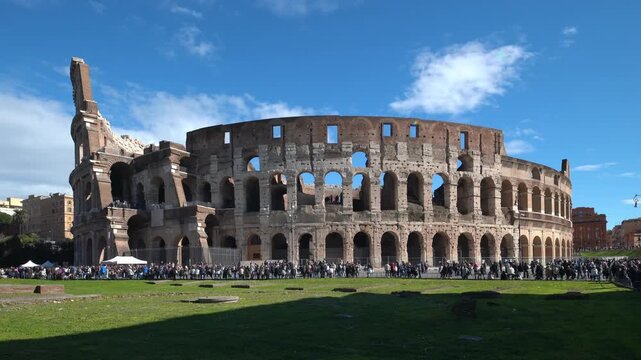 The Colosseum (Colosseo, Anfiteatro Flavio) in Rome, Italy	