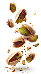 Pistachio Nut Explosion Food Concept
