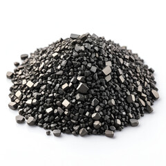 99.7% fine manganese isolated on white background