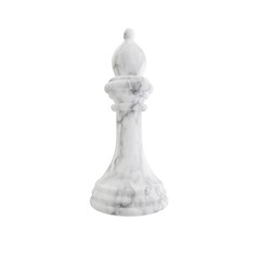 Marble White Chess Bishop © Aruvia