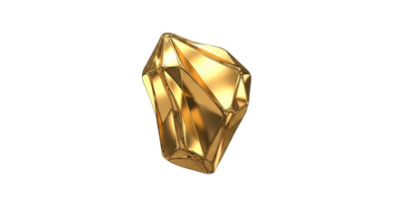 Fototapeta premium Golden Crystal Formation