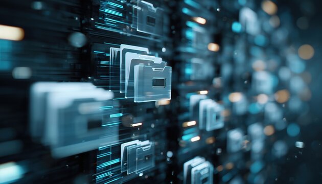 Leveraging Cyberspace For Centralized Storage And Secure Folder Access: Enhancing Data Retrieval And Security In The Digital Office Environment.