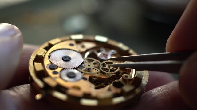 Mechanical watch repair, watchmaker's workshop