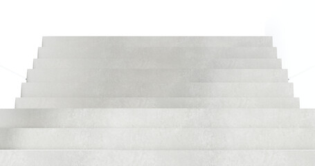 Stairs to the sky with a transparent background