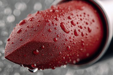 Lipstick texture macro background.