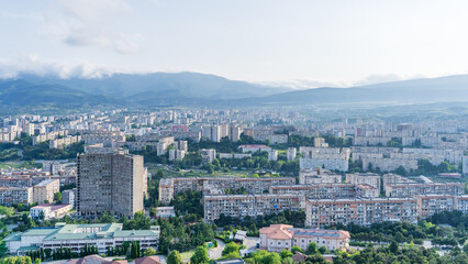 Fototapeta premium View of Tbilisi City from the Chronicle of Georgia
