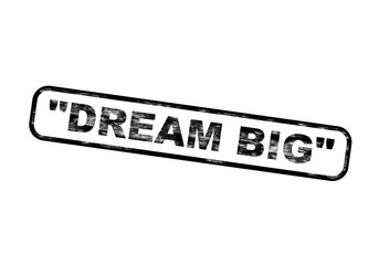 Distressed black rubber stamp with the text 