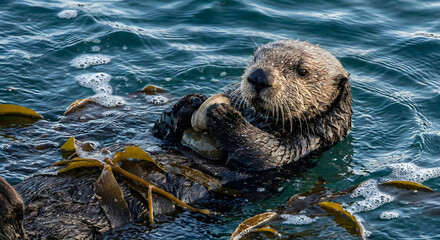 Sea Otter Lunch Break