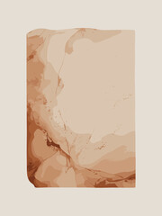 Abstract watercolor texture background with organic shapes and earthy brown tones creating a natural organic design ideal for artistic branding retro vintage applications and elegant graphic resources