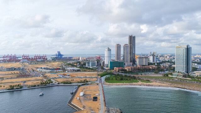Developing port city of sri lanka