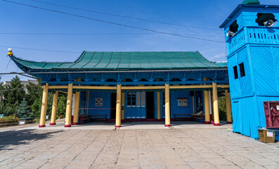 Old Wooden Mosque in Karakol, Kyrgyzstan