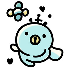 funny cartoon monster