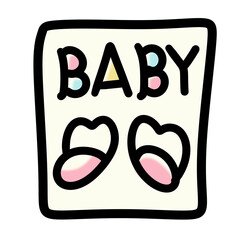 vector illustration of a cartoon face