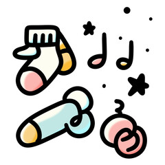 vector illustration of a musical instruments