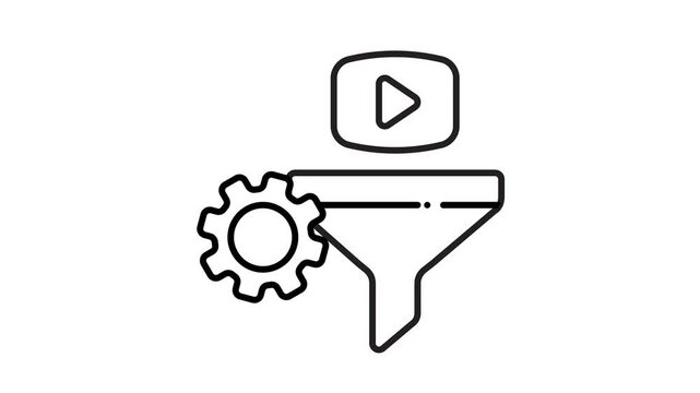 filter video  icon animated
