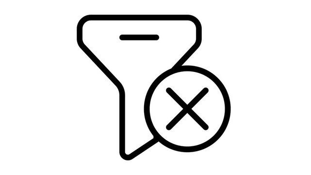 filter remove icon animated
