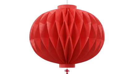 Obraz premium Festive red paper lantern decoration