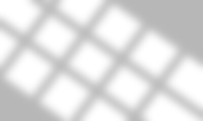 Window frame shadow overlay vector on transparent background. Realistic natural light effect, photo realistic interior scene. Isolated PNG for mockup and design use