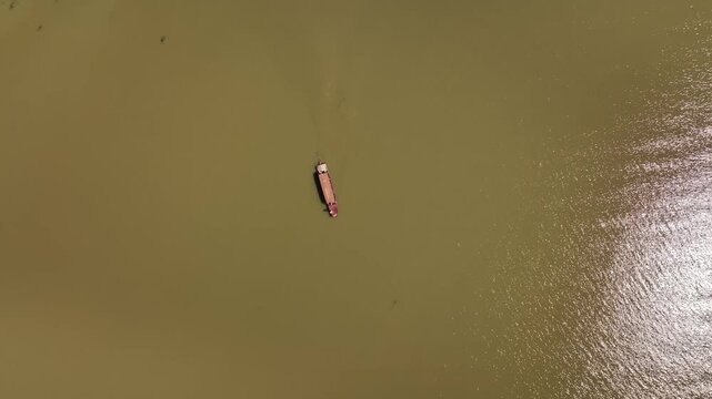 Scenic view of Tonle Sap lake Cambodia