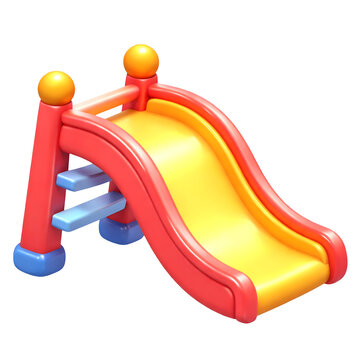 Kids Playground Slide 3D Icon