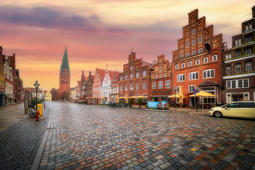 Photos from the center of L&uuml;neburg, a small town in northern Germany.