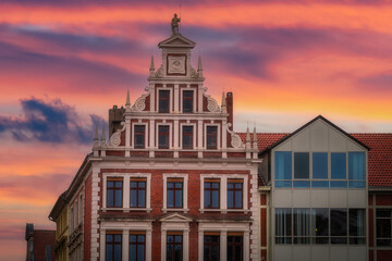Photos from the center of L&uuml;neburg, a small town in northern Germany.