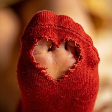 It looks like even the sock is in love with her
