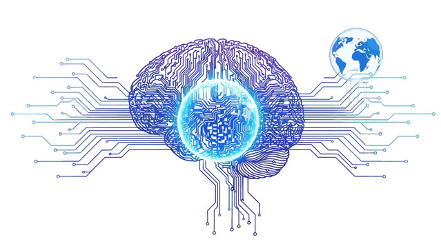 Brain with Globe Circuit.
