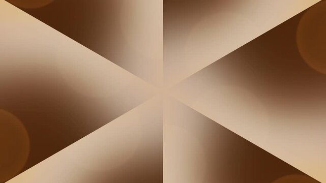 Geometric shapes intersecting with gradient effects and abstract circular forms in a symmetrical composition