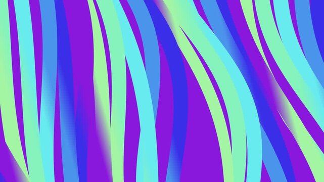 Vibrant abstract zebra stripes pattern viewed from a close-up perspective in a dynamic environment