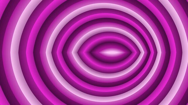 Concentric circles forming a mesmerizing purple pattern from a central viewpoint