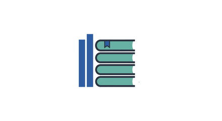 Obraz premium Server Database Storage System Icon Illustration.