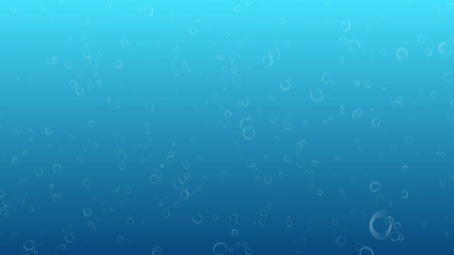 Refreshing **Blue Cider Soda Liquid** with Rising Bubbles **Sports Drink** Background Loop 4K