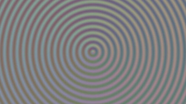 Seamless abstract ripple of multicolored hypnotic concentric circles in a continuous radiating VJ Loop background