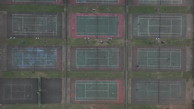 Old tennis courts