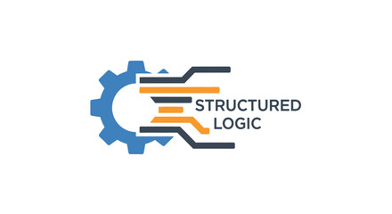 Structured Logic Company Logo Design Element.
